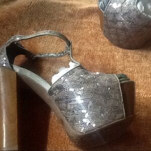 Jessica Simpson Sequin Dani Platform Shoes